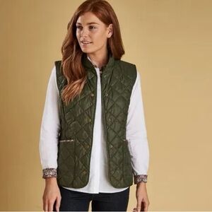 NEW Barbour x Liberty Camila Quilted Gilet Vest